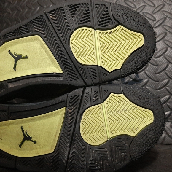 Air Jordan 4 Retro SE GS 'Neon 95' CT5343-007 size 7y - Picture 9 of 12